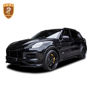 Nouvelle arrivée - Mise à jour du style Te-Chart - Capot avant de voiture en fibre de carbone pour <span class=keywords><strong>Porsche</strong></span> Cayenne 9Y0 - Product Image 2