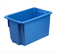 Caisse en plastique empilable et colorée Quali pour les besoins d'entreposage et de supermarché