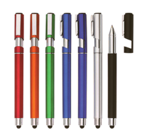 Stylet de nettoyage d'écran multifonctionnel, 1 pièce, stylo en plastique avec support mobile