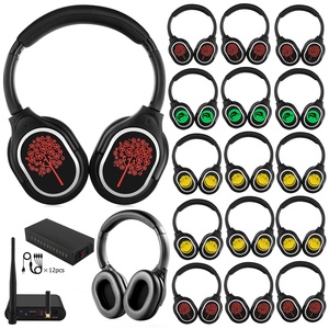Auriculares Inalámbricos para Fiestas Silent Disco, Transmisor RF Opcional para Auriculares Inalámbricos - Product Image 1