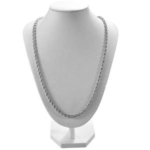 <span class=keywords><strong>Fashion</strong></span> Design 2-4MM placcato in argento Sterling placcato Collana a catena Hot Seller stile classico placcato oro Collana Lunga per donna uomo - Product Image 5
