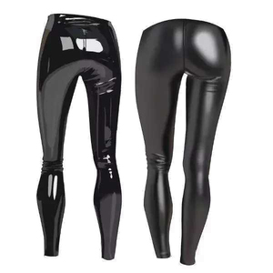 <span class=keywords><strong>Pantaloni</strong></span> in pelle nera da donna nuovi primaverili <span class=keywords><strong>pantaloni</strong></span> da ragazza in pelle Sexy all'aperto solidi - Product Image 6