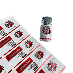 Kişiselleştirilmiş Barkodlu Dayanıklı Çevre Dostu Şişeler Dondurarak Kurutulmuş Toz Şişeleri Ampul Şişeleri Gümüş Kağıt Yapışkanlı Etiketler İlaç - Product Image 1