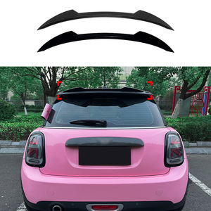 Alerón Trasero para Mini Cooper F55 F56 2014-24, Estilo Cola de Pato, Textura de Fibra de Carbono Negro Piano, ABS, Modificación - Product Image 4