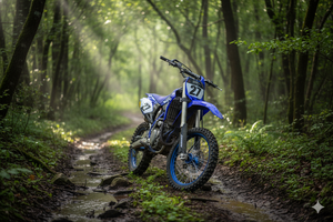 Moto tout-terrain à essence 2 temps, mini moto cross à 2 roues, vitesse 40-60 km/h, fabriquée en Chine - Product Image 3