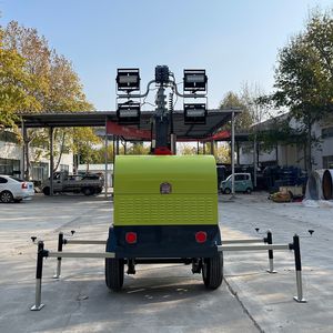 <span class=keywords><strong>Tour</strong></span> d'éclairage de chantier durable de 5 à 9 m, conforme aux normes EPA EURO5, <span class=keywords><strong>tour</strong></span> d'éclairage hydraulique réglable avec groupe électrogène Kubota Changchai - Product Image 2