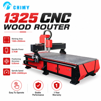 Machine de gravure CNC Shandong Chenmai 1325 pour le travail du bois, 1300x2500x200mm, 380V, pour portes d'armoires, MDF, contreplaqué, acrylique