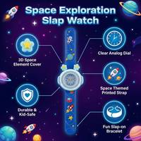 Reloj de Pulsera Deportivo de Silicona y PVC con Diseño de Dinosaurio y Fútbol, Ideal como Premio Escolar