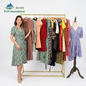 Robes <span class=keywords><strong>d</strong></span>'<span class=keywords><strong>occasion</strong></span> en coton, vêtements longs usagés pour femmes, robes usagées en gros, balles <span class=keywords><strong>de</strong></span> vêtements usagés - Product Image 1