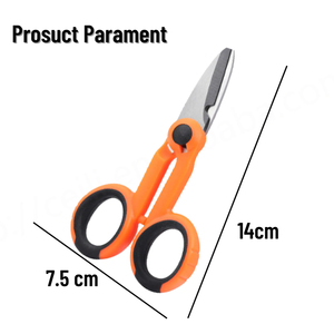 Tijeras de acero inoxidable, herramientas de corte de Kevlar de fibra óptica, cortador manual para cable óptico de red FTTH - Product Image 3
