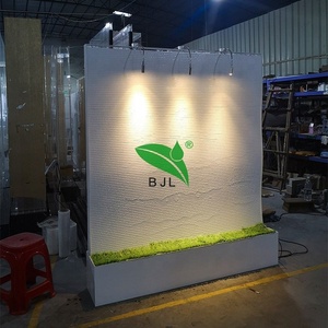 Cascada de Agua Decorativa de Pared en Acrílico Negro con Luz, Personalizada de Fábrica para Decoración Moderna de Hotel, Restaurante y Jardín - Product Image 6