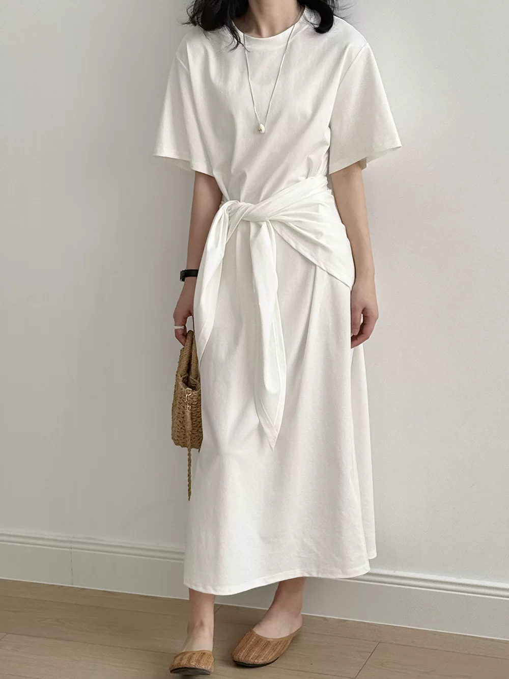 slim fit dress slacks White Plus Size Sleeveless Beach Dress – Lindsey Brown