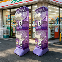 Distributeur automatique de capsules japonais, machine à monnayeur de jouets Gacha Tomy translucides et enchanteurs
