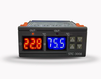 Thermomètre numérique avec écran LED, contrôle par application intelligente, boîtier en aluminium IP43, résolution 0,1°C, capteur infrarouge 320x240, sonde de 300 mm