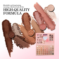 Palette de fards à paupières Julystar Professional Makeup Charming Shimmer Matte Glitter Long Lasting Natural Nude 45 couleurs