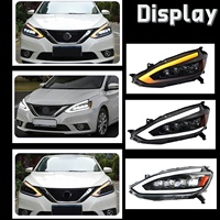 Feux avant de voiture Sylphy Sentra 13th 2016-2019 Auto Headlights Assembly Upgrade LED 4 Projector Lens Tool Accessories for Nissan