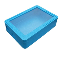 Boîte de conservation isotherme commerciale en EPP transparente, grande capacité, avec couvercle à clipser, pour une conservation optimale des aliments froids