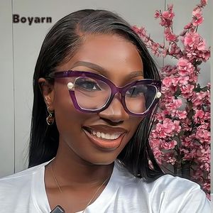 Boyarn nhà sản xuất cung cấp chất lượng cao thời trang nhựa khung kính mắt chống ánh sáng màu xanh kính cho phụ nữ 2024 - Product Image 4