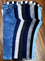 Pantalones Casuales de Hombre, Corte Recto, Color Sólido, Cintura Alta, Tela Vaquera, para Invierno, Uso Diario, Negocios, Aire Libre y Vacaciones