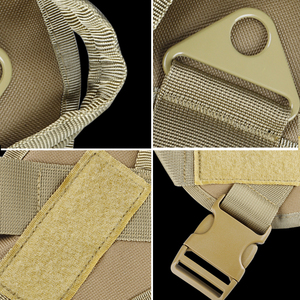 Gilet tactique de chien de haute qualité pour accessoires de <span class=keywords><strong>chasse</strong></span>, gilet pour chien de compagnie poignée de contrôle de portée rapprochée avec boucle de traction - Product Image 2