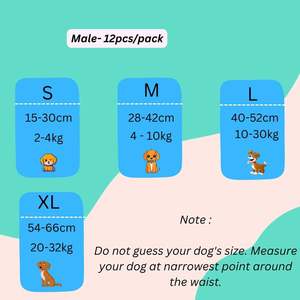 Pañales Desechables para Perros, Accesorios Personalizados para Mascotas, Suministros para Mascotas, Ultra Suaves y Absorbentes, Venta al Por Mayor - Product Image 4