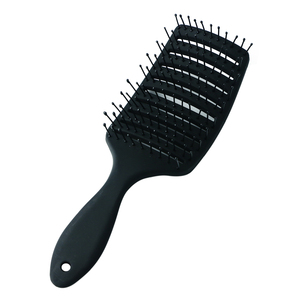 Kunststoff-Haarstyling-Werkzeuge Kamm entwirren gebogene belüftete Bürste Haar bürste für lockiges Haar - Product Image 2