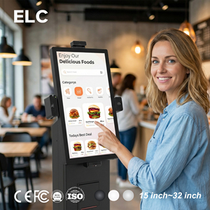 Kioscos de Autoservicio de 27 Pulgadas para Restaurantes de Comida Rápida, Pantalla Táctil Android, Código QR, Pedidos Automatizados - Product Image 1