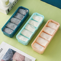 Nouvelle boîte de rangement pour sous-vêtements en plastique de type tiroir pour l'organisation de la maison
