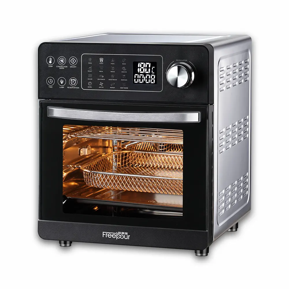 16L 220V New design Factory Wholesale Oil Free Microwave Oven Electric With Cook Electric Hot Air Fryer Oven