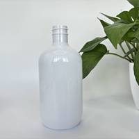 Bouteille en plastique PET de 500 ml personnalisable en gros, opaque, étanche, finition lisse