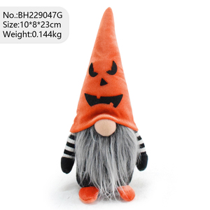 Gnomos de Calabaza Hechos a Mano para Halloween, Estilo Sueco Tomte Nórdico, Peluche Nisse Gonk Pequeño, Precio de Fábrica Boheng - Product Image 5