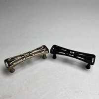 Poignées de meuble ajourées décoratives style vintage américain en alliage de zinc, finition mate multicolore, pour armoires, tiroirs et penderies