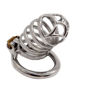 Jaula de Castidad Masculina FRRK de 6.8cm, Candado de Bondage BDSM, Jaula de Castidad de Acero Inoxidable para Pene, Jaula de Castidad para Hombres - Product Image 3
