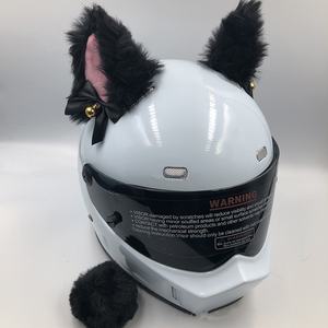 Casco de Esquí con Orejas de Gato, Decoraciones para Casco, Adornos Lindos y Originales para Casco de Motocicleta, Modelo Universal para Motocicleta Eléctrica - Product Image 6