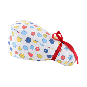 Bonnets de travail ajustables pour infirmières dentaires, type turban bouffant avec ouverture pour queue de cheval et broderie 3D - Product Image 3