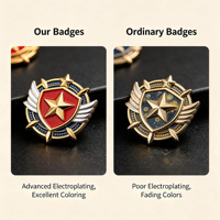 Fabricant de badges émaillés personnalisés sans minimum de commande – Badges de revers en émail dur ou souple, en alliage de zinc, badges en métal pour anime et dessins animés, cadeaux promotionnels en gros