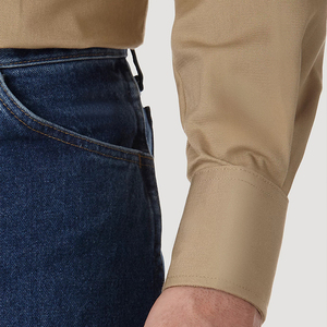 Logo personalizzato resistente Snap uniforme da <span class=keywords><strong>lavoro</strong></span> camicia in poliestere cotone traspirante per l'estrazione di costruzioni all'aperto cotone traspirante - Product Image 4