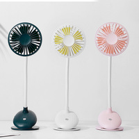 Ventilateur portable électrique de Table Rechargeable, avec batterie, port USB, petit format, avec pince, pour bureau, refroidissement, vente en gros