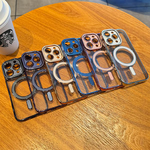 Custodia per telefono magnetica per <span class=keywords><strong>iPhone</strong></span> <span class=keywords><strong>11</strong></span> 12 13 14 15 16 Pro Max <span class=keywords><strong>Cover</strong></span> per telefono cellulare in <span class=keywords><strong>Silicone</strong></span> <span class=keywords><strong>trasparente</strong></span> per <span class=keywords><strong>iPhone</strong></span> 16 - Product Image 6