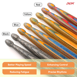 <span class=keywords><strong>Baquetas</strong></span> <span class=keywords><strong>de</strong></span> madera maciza <span class=keywords><strong>de</strong></span> fábrica china personalizadas 5A 7A Palo <span class=keywords><strong>de</strong></span> color claro en stock Tipo <span class=keywords><strong>de</strong></span> bolsa - Product Image 3