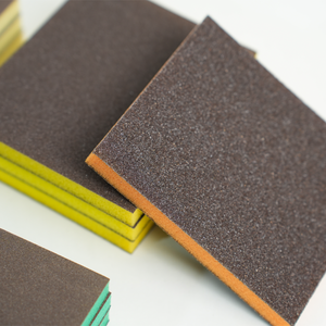 Bloque de Esponja de Lijado de Doble Cara de Óxido de Aluminio Flexible, Almohadilla Manual para Lijado en Húmedo y Seco, Bloque de Espuma para Lijado 120*100*12mm - Product Image 5