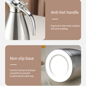 <strong>2</strong> <strong>Litre</strong> <strong>Stainless</strong> <strong>Steel</strong> Vacuum Insulated Flask Thermal Flask with Hot and Cold Performance Insulated Coffee Thermos <strong>Bottle</strong> - Product Image 4