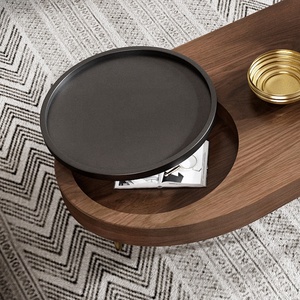 Stile asiatico Semplice Design In <span class=keywords><strong>Vetro</strong></span> Moderno <span class=keywords><strong>Tavolino</strong></span> <span class=keywords><strong>Tavolino</strong></span> In <span class=keywords><strong>Legno</strong></span> Con Oro Gambe In Metallo - Product Image 3