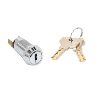 Serrure de sécurité électronique à combinaison de code de cylindre européen Matériau de clé en laiton pour porte en alliage de zinc
