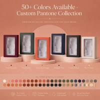 Caja de Regalo Personalizada con Ventana y Cajón, Exhibición Transparente de PVC PET, Patrón de Azulejos, Inserto de Espuma EVA, Embalaje para Relojes y Joyas, OEM, MOQ de 100 Piezas