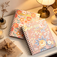 Agenda hebdomadaire personnalisé A5 A4, reliure thermique pratique, intercalaires à feuilles mobiles, matériau recyclable, cadeau, 100 feuilles