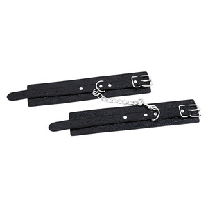 Juguetes sexuales, productos SP, bondage, pasión PU, esposas negras, cuero, SM, ataduras con cadenas de hierro, parejas, sexo para adultos. - Product Image 3