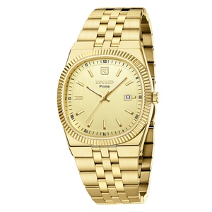 Reloj de pulsera Reward Prime <span class=keywords><strong>para</strong></span> <span class=keywords><strong>hombre</strong></span>, de lujo, con tres agujas, calendario, cuarzo, elegante, <span class=keywords><strong>para</strong></span> negocios, con baño de oro fino, de acero inoxidable, <span class=keywords><strong>para</strong></span> caballero. - Product Image 3
