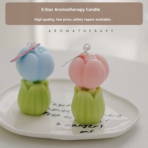 Vela Aromática con Aroma a Tulipán, Mini, Popular, al por Mayor, Adorno Perfumado para el Día del Maestro, Recuerdo, Regalos - Product Image 3