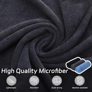Serviette en microfibre tricotée à séchage rapide, non dépilatoire et non décolorante, pour cheveux et nettoyage - Product Image 5